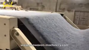 Линия для производства войлока из отхода текстиля