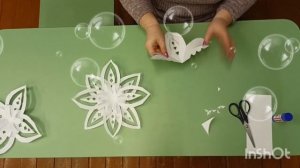 Мастер-класс "Объемная снежинка"