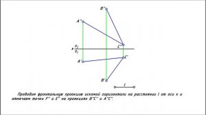 Горизонталь в плоскости