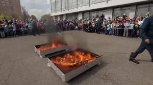 парад пожарных машин