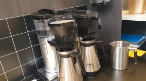 Приготовление фильтр кофе на кофеварке Мокко Мастер (Moccomaster) на Амстердам кофе фестиваль 2018