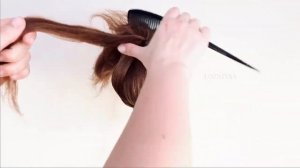 Красивая Прическа с бубликом. Hairstyles with in 1 donut. Peinados