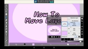 How To Move Layers - Ibis Paint X Tutorial For Beginners