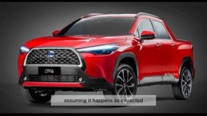 2025 Frist Look Toyota Corolla Cross pickup  New Model 2025 A You Need To Know