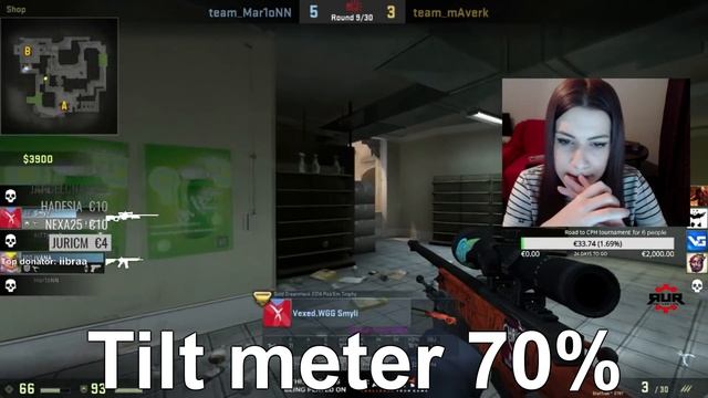 CS:GO - Tilting a pro female team смотреть онлайн