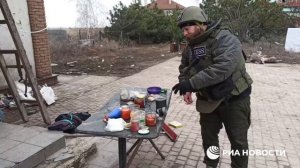 Брошенная база неонацистов под Мариуполем