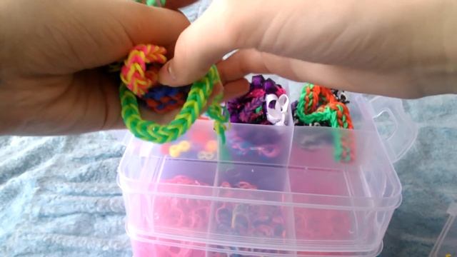 мой набор резинок "rainbow loom"♥♥♥ смотреть онлайн