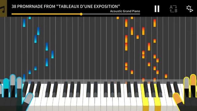 38 PROMRNADE FROM 'TABLEAUX D'UNE EXPOSITION' смотреть онлайн