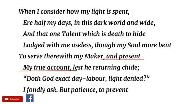 Sonnet 19/ On His Blindness/ When I Consider by John Milton - Summary and Line by Line Explanation смотреть онлайн