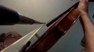 iON Air Pro 2 attached to violin bow