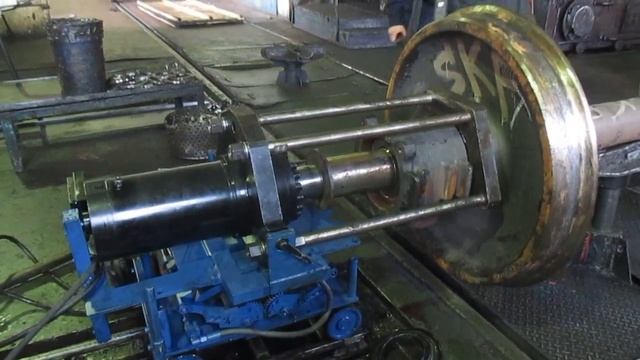 УДБ-2 Распрессовка колёсной пары SKF смотреть онлайн