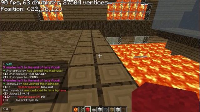 MasterlazorX's Lava Survival Server EP. 1 - ClassiCube (Minecraft Classic)