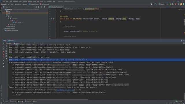Organization and Debugging | Learn to Code: Minecraft Plugins смотреть онлайн