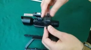 Оптический прицел 3 - 10Х с ЛЦУ--Optical sight 3 - 10X with LCC