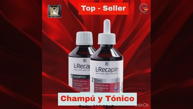 Tienes problemas de caída de pelo? L-RECAPIN:Champú y Tónico es tu solución. lr-w.come102473