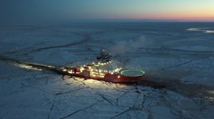 Ледокол _Андрей Вилькицкий_ в арктических водах