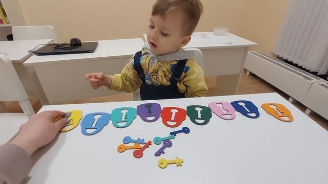 Фрагмент логопедического занятия