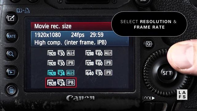 Canon 5D How-To: Set Frame Rate смотреть онлайн