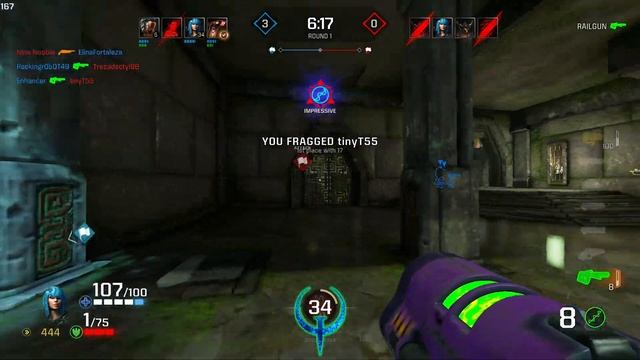 Quake Champions CTF | Tempest Shrine [1440p60] смотреть онлайн