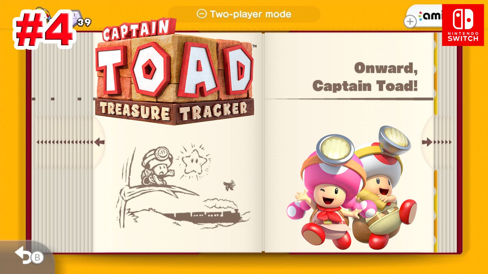 4 - Эпизод №1. Captain Toad: Treasure Tracker. Onward Captain Toad! Nintendo Switch