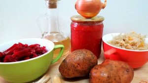 Борщ из квашеной капусты