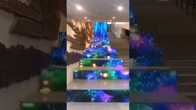 LED stairs display