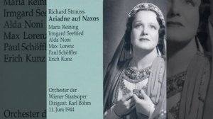 An ihre Plätze, meine Damen und Herren! (Ariadne auf Naxos)