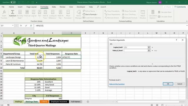 Excel 2019 Ch 6 Ind Proj 6 5