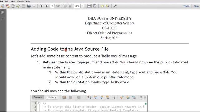 lecture 01 Introduction to Java, NetBeans ,Basic Input/output and Strings Part_01