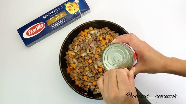 ПАСТА БОЛОНЬЕЗЕ. БЫСТРЫЙ РЕЦЕПТ.
