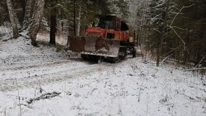 ДТ-75 подъём в гору