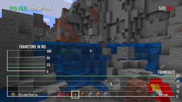 Xbox Series X Minecraft 1K TNT - 4K FPS Test (Frame-Rate) смотреть онлайн