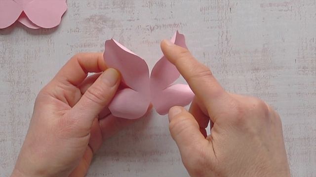 【100均DIY】紙でつくる花 スイートピー（音声解説あり）DIY How to make paper sweet pea flowers смотреть онлайн