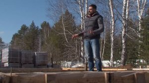 Ребристая монолитная плита на буронабивных сваях