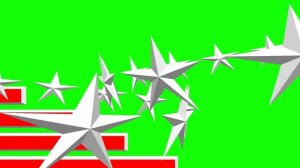 Футажи переходы ЗВЕЗДА на зеленом фоне/хромакей. Footage transition fly STAR.