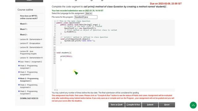 Programming in Java|| WEEK-2 Programming assignment Answers 2023||NPTEL||#SKumarEdu смотреть онлайн
