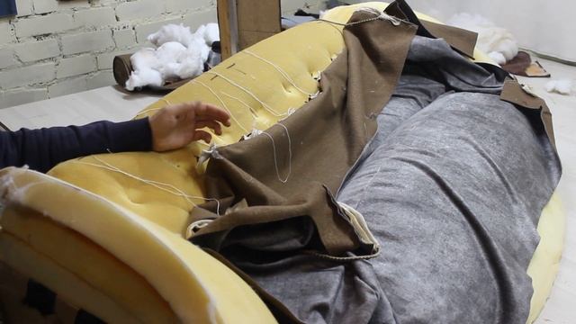 Перетяжка углового дивана своими руками l ремонт и реставрация