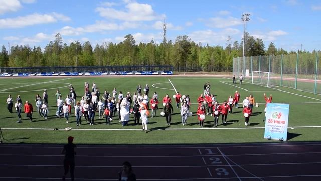 Эстафета Ямал-территория без наркотиков! Разминка. Ноябрьск 2019 смотреть онлайн