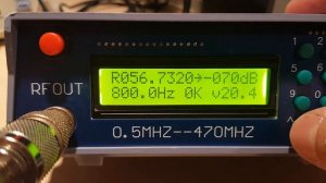 20210121 1954261Aliexpress RF SIGNAL GENERATOR 0,5-470MHz FAULTY