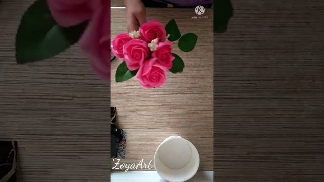 мыльные розы в букете