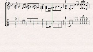 Historia de un Amor - solo ukulele - Arranged by Colin Tribe - Sibelius Video