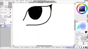 SAI-Как рисовать анимешный глазик в САИ