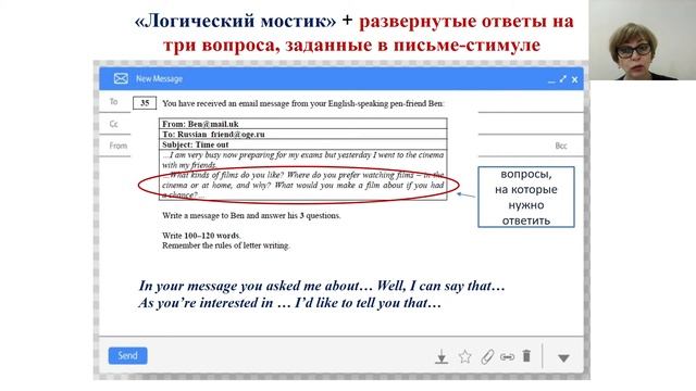 ОГЭ-2022 Английский язык. Выполнение задания 35 (написание электронного письма). смотреть онлайн