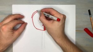 Как нарисовать Дорожный Знак Преимущество Встречного Движения