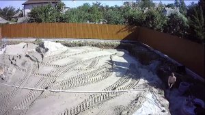 УШП день 8. Засыпка котлована песком