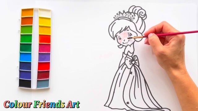 How To Draw A Princess | Easy Drawing For Kids