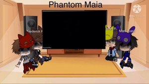 Past FNAF4 bullies react to future Chris/C.C |Eleve Wolf|