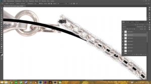 Ретушь ювелирный изделий. Цепочка. Предметная ретушь. Jewelry retouching. Chain