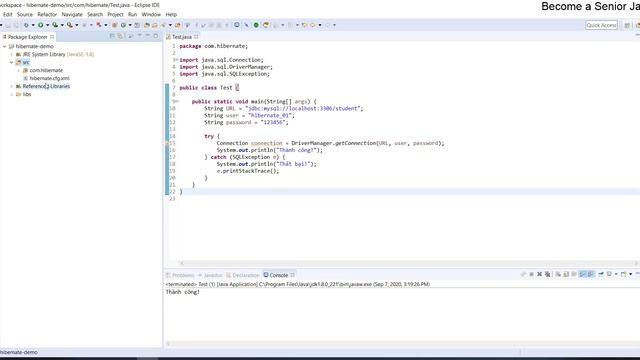 [Hibernate] 06 - Tạo Hibernate Configuration File смотреть онлайн