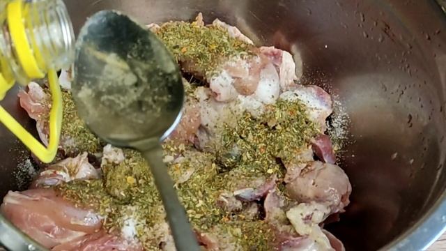 Шашлык экономного варианта - из КУРИНОГО ЖЕЛУДКА -неожиданно вкусно!!!!!!